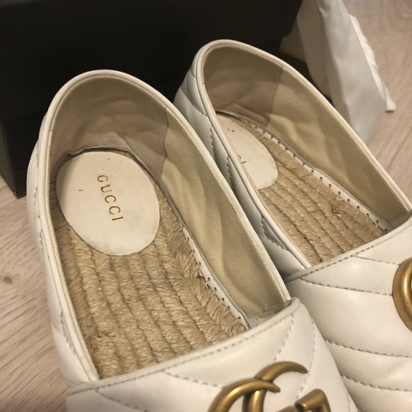 Gucci Double G Espadrille 36 White SOLD - Picture 6 of 6